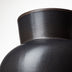 11" Matte Black Contempo Deco Ceramic Vase - Minihomy