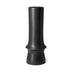 17" Matte Black Contempo Deco Ceramic Vase - Minihomy