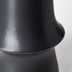 17" Matte Black Contempo Deco Ceramic Vase - Minihomy