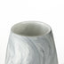 12" Gray and White Marble Design Glass Vase - Minihomy