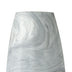 12" Gray and White Marble Design Glass Vase - Minihomy