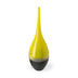 21" Lovely Yellow and Gray Handblown Spunglass Vase - Minihomy