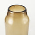 16" Vintage Look Ombre Brown Glass Vase - Minihomy