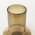 10" Vintage Look Ombre Brown Glass Vase - Minihomy