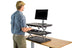 Black Adjustable Tall Standing Desk Converter and Riser - Minihomy