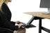 Black Ergonomic Under Desk Pull Out Keyboard Sit or Stand Tray - Minihomy