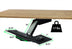 Black Ergonomic Under Desk Pull Out Keyboard Sit or Stand Tray - Minihomy