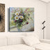 20" Pretty Vase of Flowers Canvas Wall Art - Minihomy