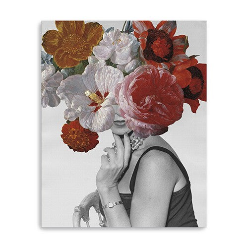 20" Modern and Glamorous Garden Party Canvas Wall Art - Minihomy