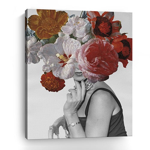 20" Modern and Glamorous Garden Party Canvas Wall Art - Minihomy