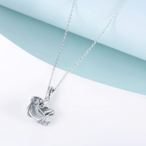 Sterling Silver Sloth Gifts Sloth Heart Necklace for Women Jewelry Gifts