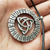 Nordic rune amulet necklace