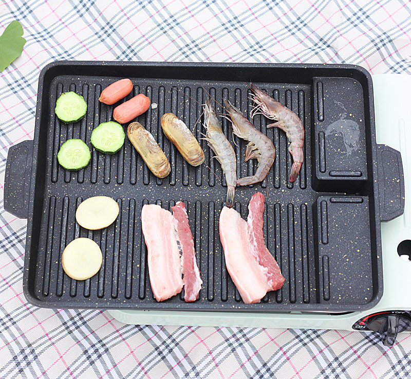 Portable Outdoor Long Barbecue Plate