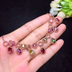 Natural Candy Color Tourmaline Necklace Chain Row Female Crystal Clean Color Good Brazil Rainbow Candy Tourmaline - Minihomy