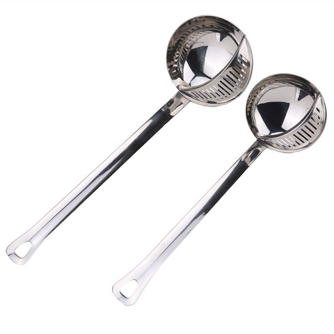 Kitchen colander stainless steel spoon
