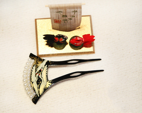 Japanese Style Traditional Acrylic Hair Accessories