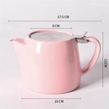 Large-capacity High-temperature-resistant Ceramic Teapot With Lid