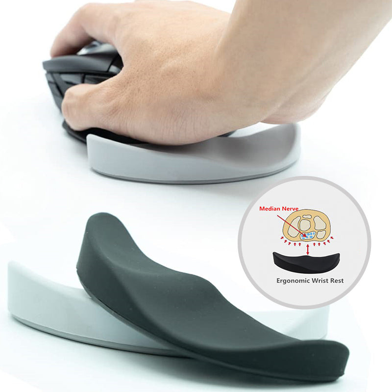 Ergonomic Mouse Wrist Rest Mouse Pads Silicon Gel Non-Slip For Office Gaming PC Accessories