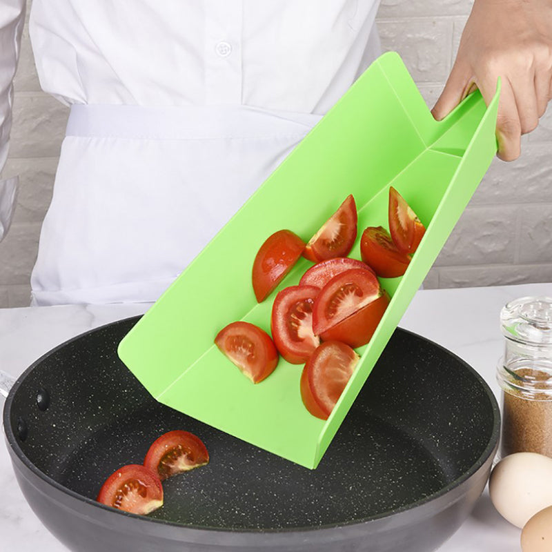 Creative Plastic Chopping Board Kitchen Gadget Foldable Plastic Cutting Practical Shovel Shaped Cutting Board