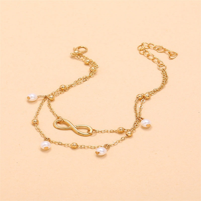 Figure 8 Double Pearl Anklet - Minihomy