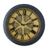 Black and Copper Exposed Gears Round Wall Clock - Minihomy