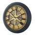 Black and Copper Exposed Gears Round Wall Clock - Minihomy