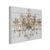 26" Luxurious Vintage Chandelier Wood Plank Wall Art - Minihomy