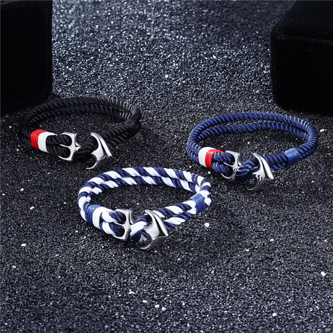 High Quality Anchor Bracelets for Men