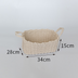 Nordic Wind Hand-woven Thick Cotton Rope Storage Basket