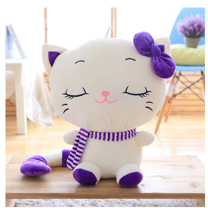 Cute Big Face Smiling Cat Stuffed Plush pillow Toys Soft Animal Smile Cat Dolls