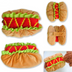 Pet Dog and Cat Costume, Cute Hot Dog Sandwich Costume, Funny Hot Dog Clothes, Cat Costume