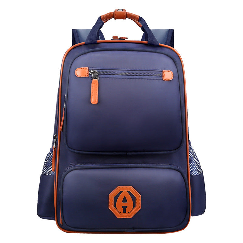 English aristocratic children's schoolbag 6-12 year old schoolbag boys and girls 1-3-5-6 grade super light backpack