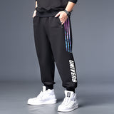 Plus Size Black Cargo Pants For Men Overalls Mens Streetwear Hip Hop Sweatpants Joggers