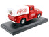 1955 Ford F-100 Pickup Truck Red with White Canopy "Drink Coca-Cola" 1/24 Diecast Model Car by Motor City Classics - Minihomy