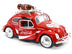 1966 Volkswagen Beetle Red "Enjoy Coca-Cola" with Roof Rack and Accessories 1/24 Diecast Model Car by Motor City Classics - Minihomy