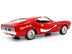 1971 Ford Mustang Sportsroof Red with White Stripes "Refresh Yourself - Coca-Cola" 1/24 Diecast Model Car by Motor City Classics - Minihomy