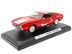 1971 Ford Mustang Sportsroof Red with White Stripes "Refresh Yourself - Coca-Cola" 1/24 Diecast Model Car by Motor City Classics - Minihomy