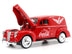 1940 Ford Sedan Cargo Van Red "Pause... Go Refreshed Coca-Cola" with Vending Machine Accessory 1/24 Diecast Model Car by Motor City Classics - Minihomy