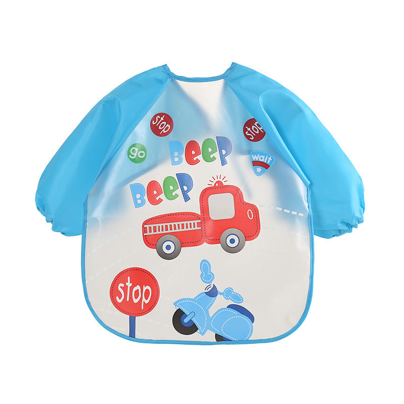 Children's long-sleeved anti-dressing clothes baby bib - Minihomy