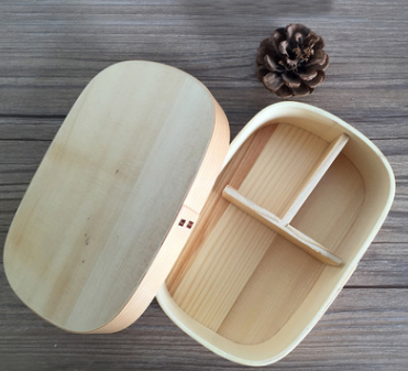 Japanese Split Handmade Log Sushi Box