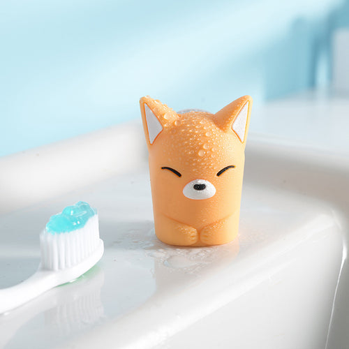 Suction Cup Cartoon Wall Bathroom Toothbrush Frame