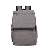 Satchel made men's business casual computer Canvas Backpack