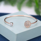 Gold Hope Tree White Diamond Bracelet Women Elegant Retro Style Jewelry