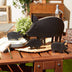 Pig and Piglets Metal Garden Sculpture Set - Minihomy