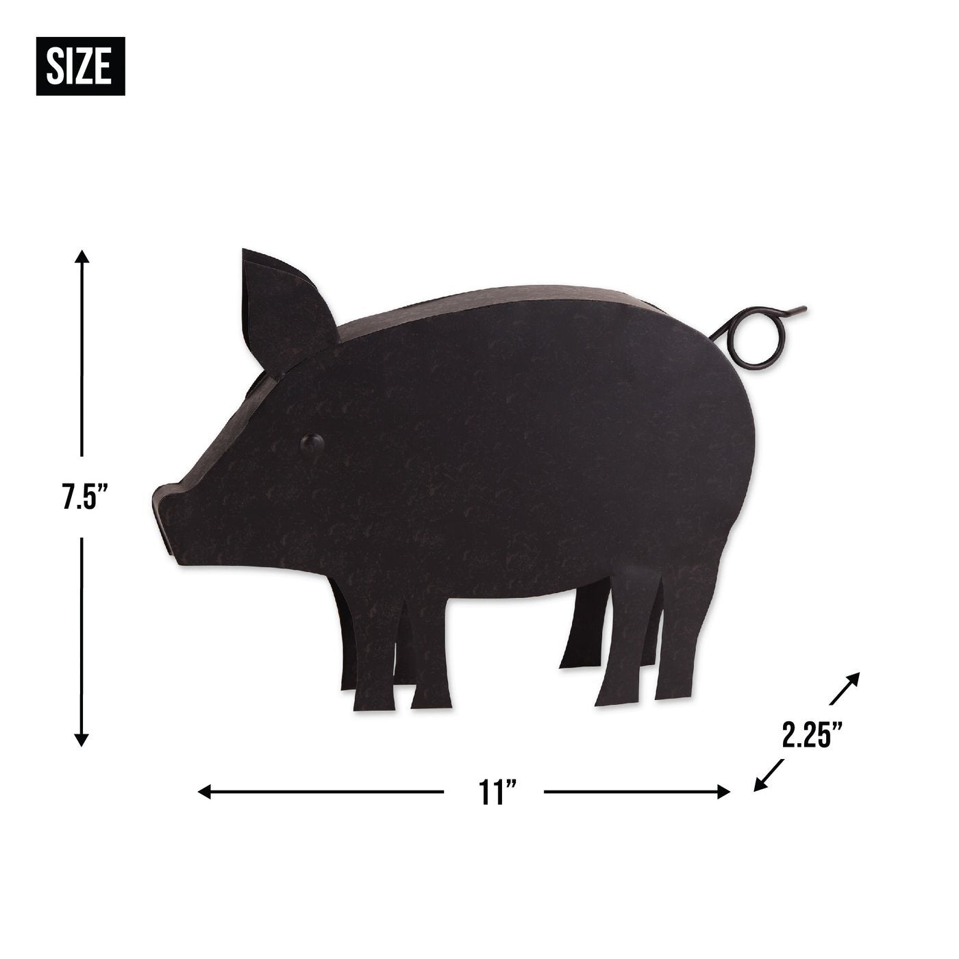 Pig and Piglets Metal Garden Sculpture Set - Minihomy