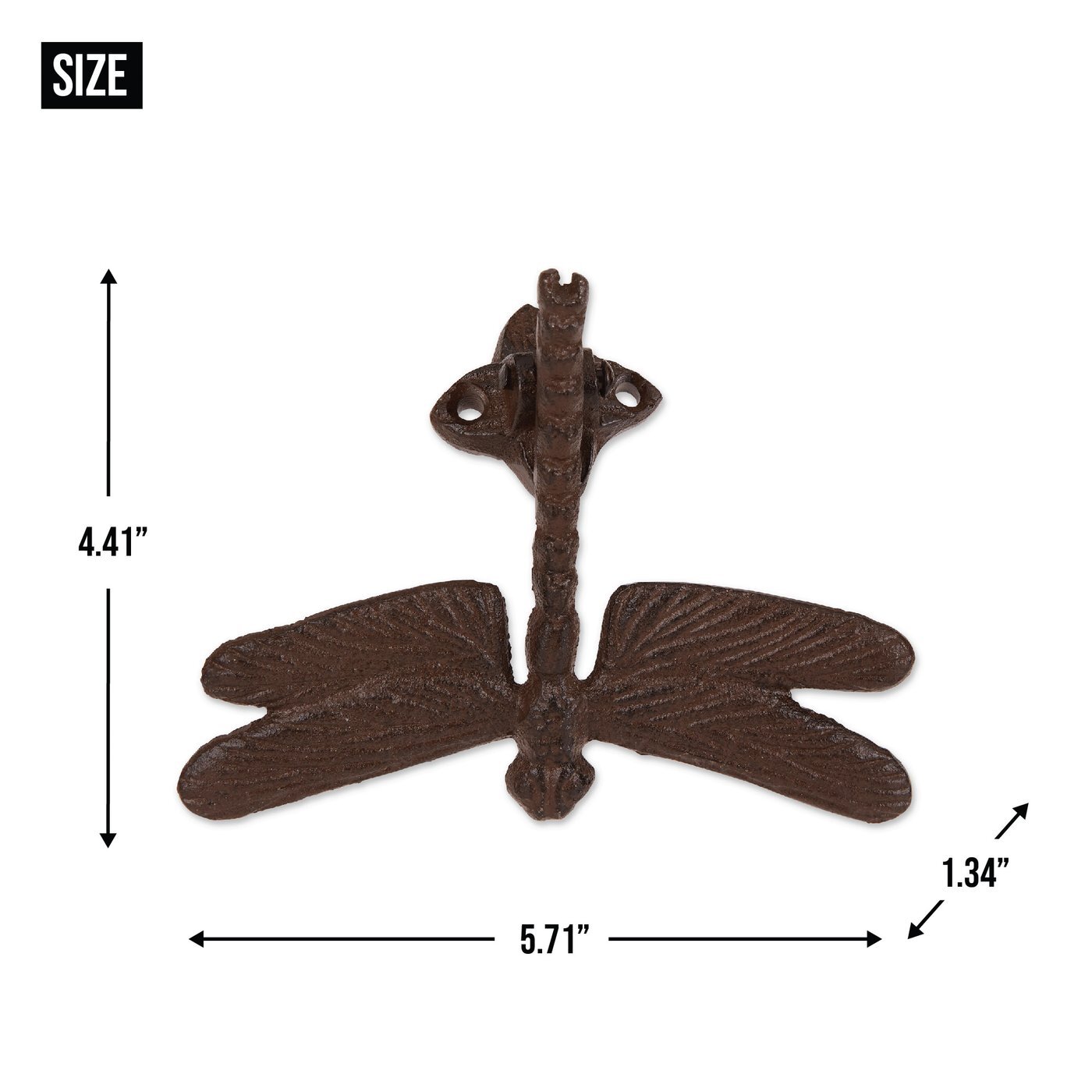 Cast Iron Door Knocker - Dragonfly - Minihomy