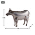 Galvanized Metal Cow Garden Figurine - Minihomy