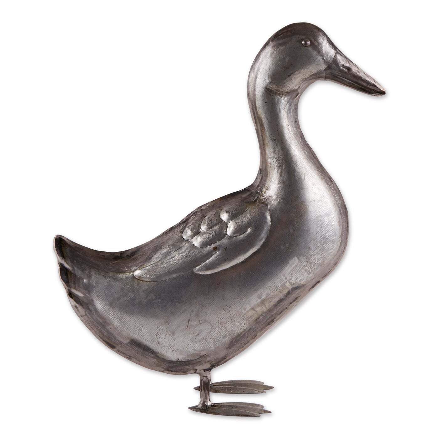 Galvanized Metal Duck Garden Figurine - Minihomy