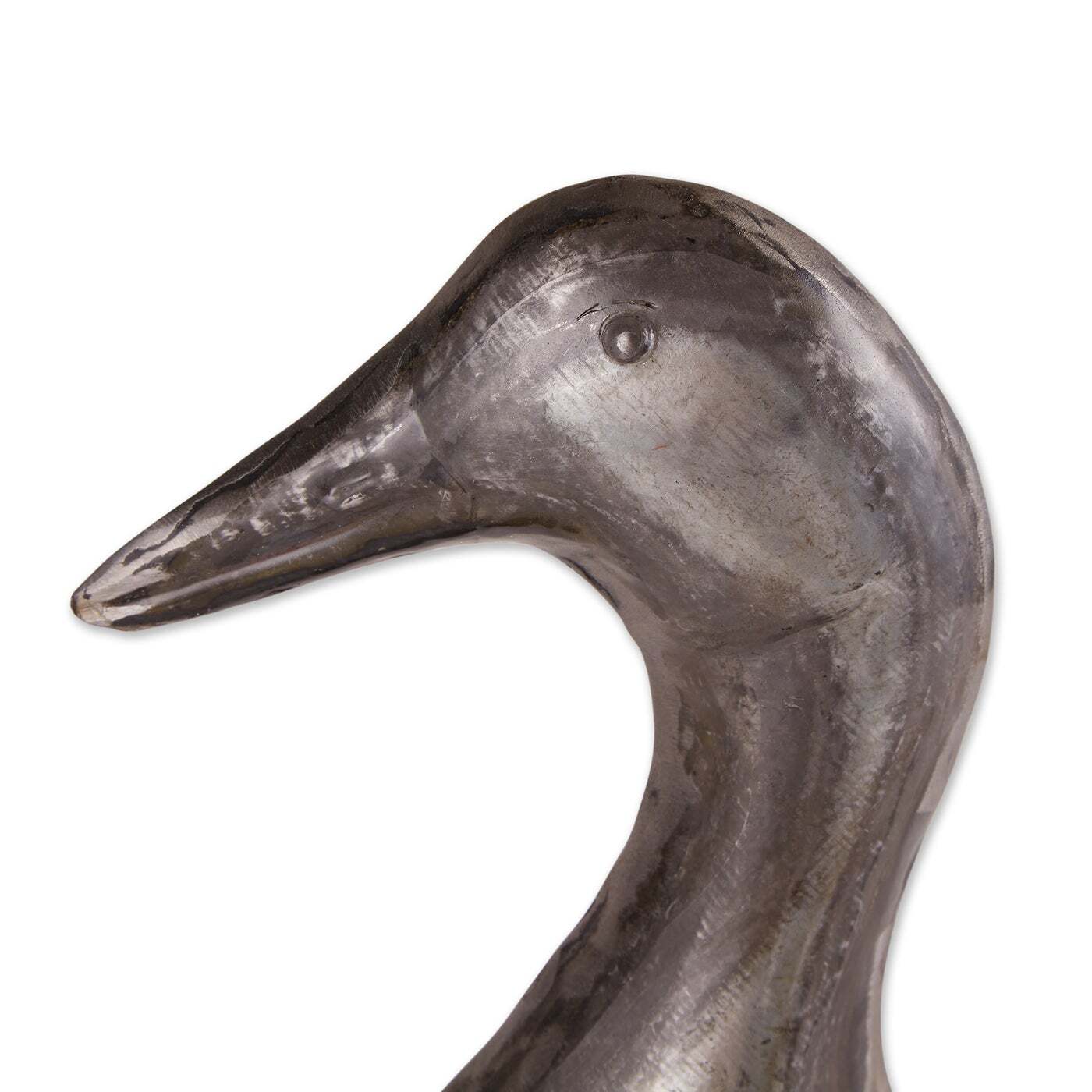 Galvanized Metal Duck Garden Figurine - Minihomy