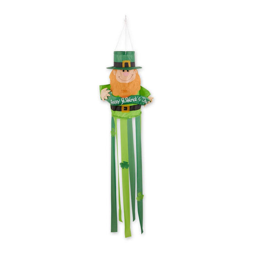 Seasonal Windsock - St. Patrick's Day Leprechaun